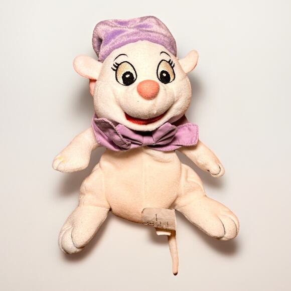 Disney Other - vintage disney the rescuers miss bianca plush purple hat bow toy